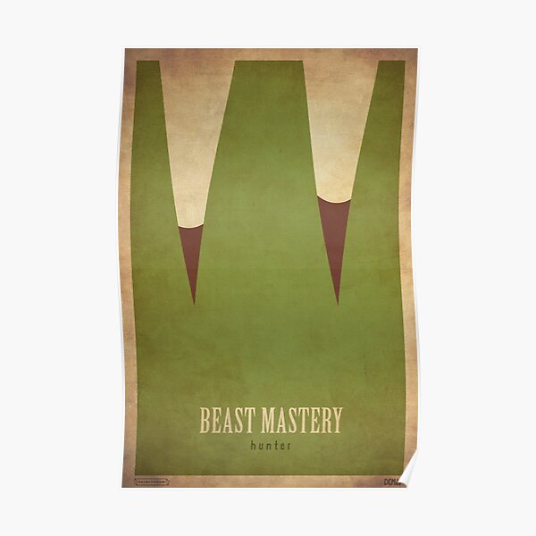Beast Mastery Hunter - WoW Minimalism Poster