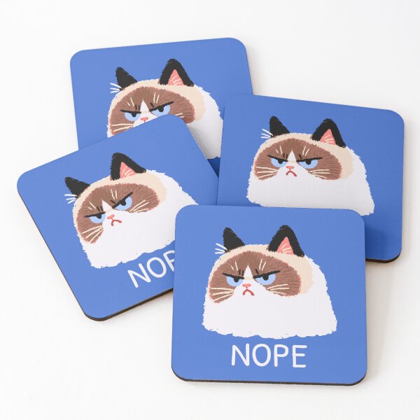 Item preview, Antisocial Cat - NOPE designed and sold by MZS Studio.