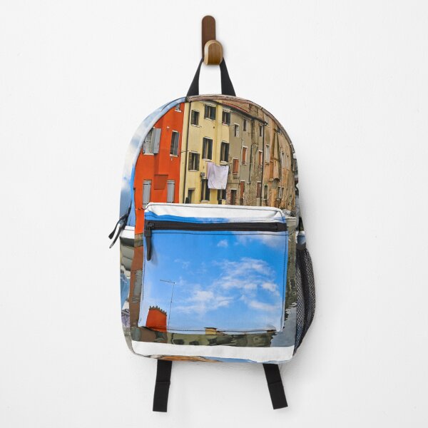 Item preview, Vibrant colorful houses along Vena Canal in Chioggia, Italy designed and sold by goceris.
