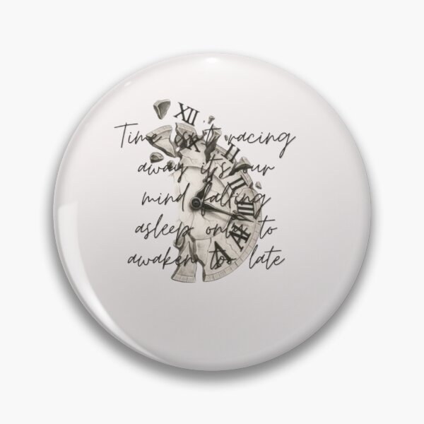 Item preview, Time isn't racing away it's our mind falling asleep only to awaken too late Shirt, Quote tshirt Ladies or Adult Fit Slogan Positive Motivational designed and sold by Zosef-artist.