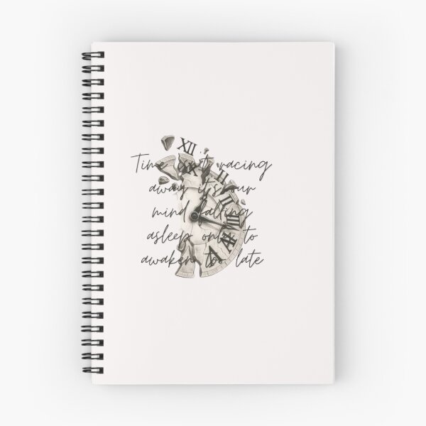 Item preview, Time isn't racing away it's our mind falling asleep only to awaken too late Shirt, Quote tshirt Ladies or Adult Fit Slogan Positive Motivational designed and sold by Zosef-artist.