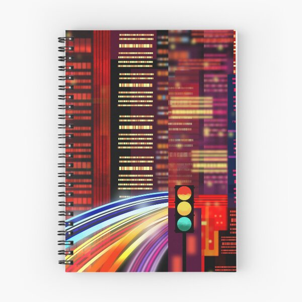 Item preview, Vibrant Cityscape at Night designed and sold by Andrew  Hitchen.