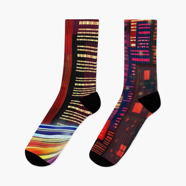 Item preview, Vibrant Cityscape at Night designed and sold by Andrew  Hitchen.