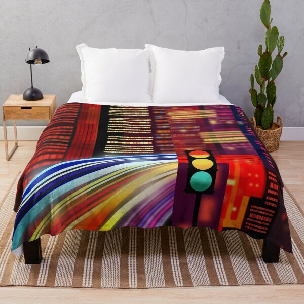 Item preview, Vibrant Cityscape at Night designed and sold by Andrew Hitchen.