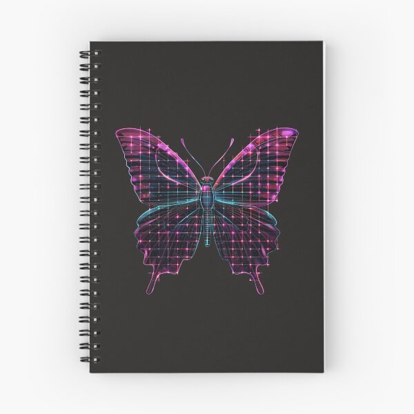 Item preview, butterfly with a panel designed and sold by RetroWaveArtCo.