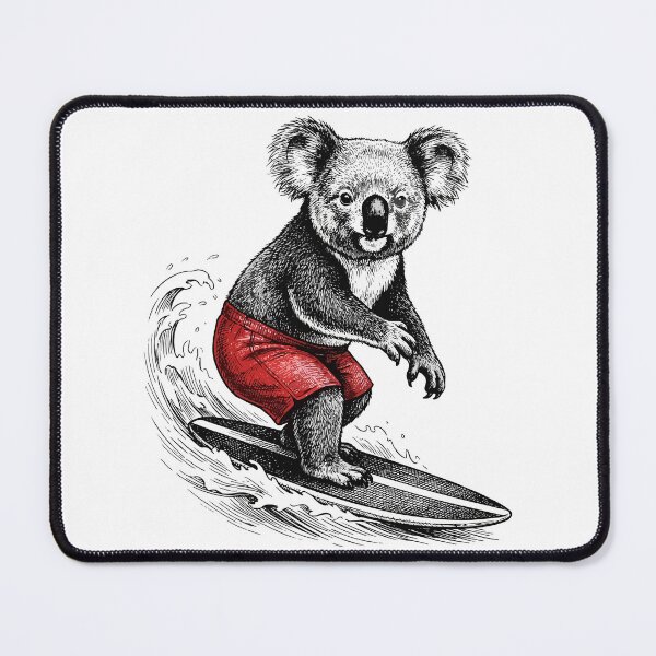 Item preview, Surfing Koala designed and sold by PixelCatalyst.