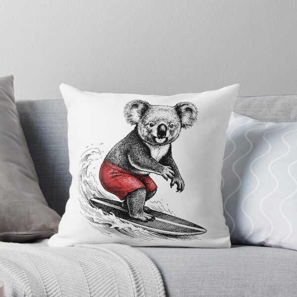 Item preview, Surfing Koala designed and sold by PixelCatalyst.