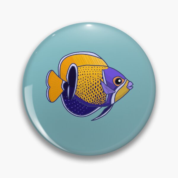 Item preview, Blue Girdled Angelfish designed and sold by ODruryStudios.