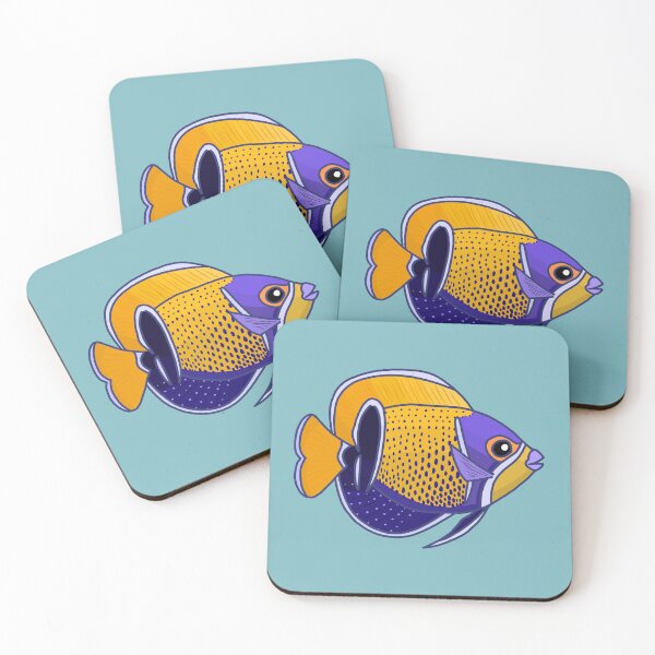 Item preview, Blue Girdled Angelfish designed and sold by ODruryStudios.