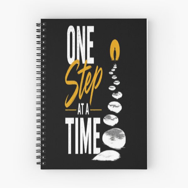 Item preview, One Step At A Time Motivational Hiking Mountain Design designed and sold by v6ziix.