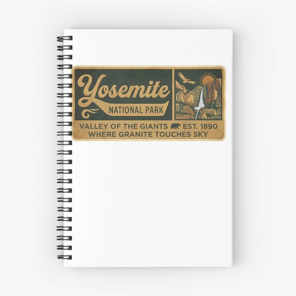 Item preview, Yosemite National Park Vintage Patch Retro California Hiking Nature Travel Souvenir designed and sold by LittleArij.