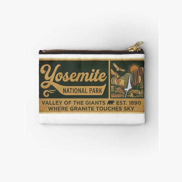 Item preview, Yosemite National Park Vintage Patch Retro California Hiking Nature Travel Souvenir designed and sold by LittleArij.