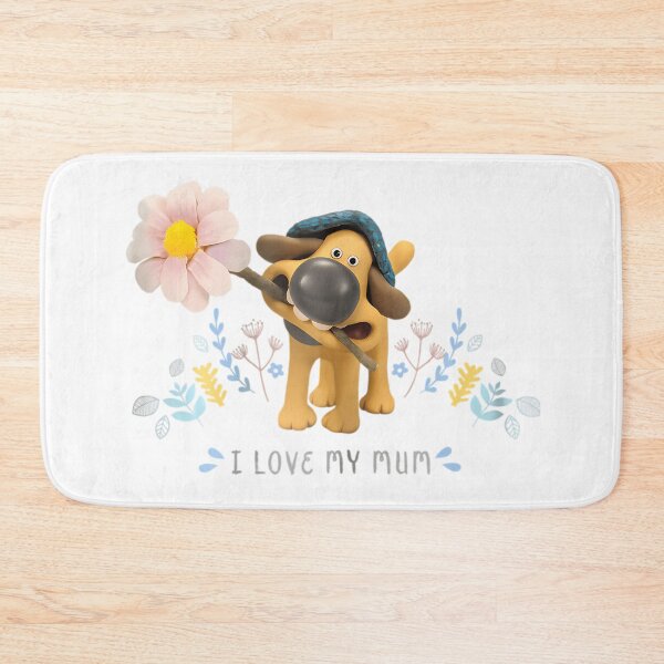 Item preview, Dog Holding Flower for Mom designed and sold by Typography Mall.