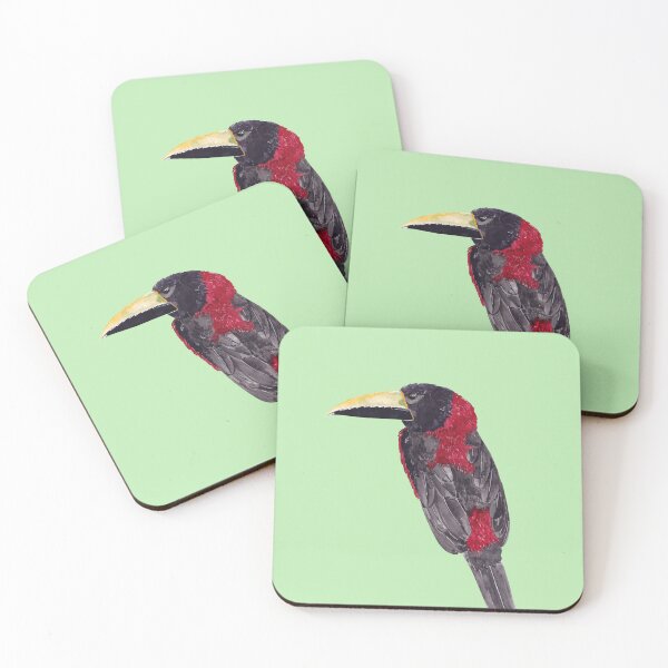 Item preview, RED NECKED ARACARI-Pteroglossus bitorquatus designed and sold by BEATRIZ ABAITUA.