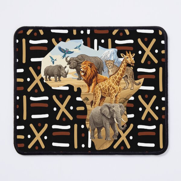Item preview, Bogolan - African Wildlife designed and sold by Wolagno.