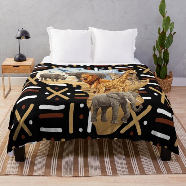 Item preview, Bogolan - African Wildlife designed and sold by Wolagno.