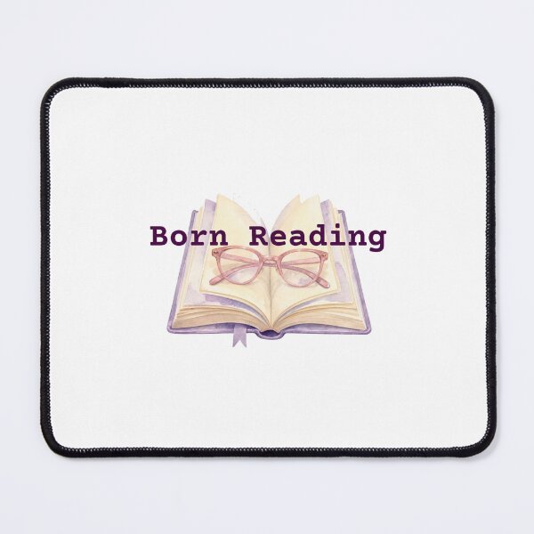 Item preview, Born Reading Book Lover Bookworm Literary Girl Gift designed and sold by By The Moon.