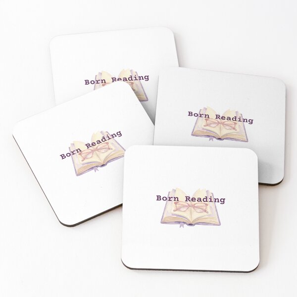 Item preview, Born Reading Book Lover Bookworm Literary Girl Gift designed and sold by By The Moon.