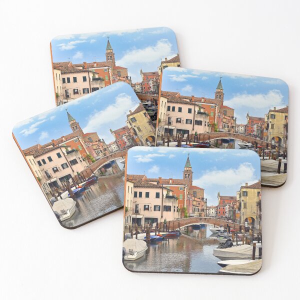 Item preview, Traditional stone bridge over Vena Canal in Chioggia, Italy designed and sold by goceris.