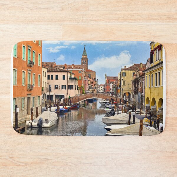 Item preview, Traditional stone bridge over Vena Canal in Chioggia, Italy designed and sold by goceris.