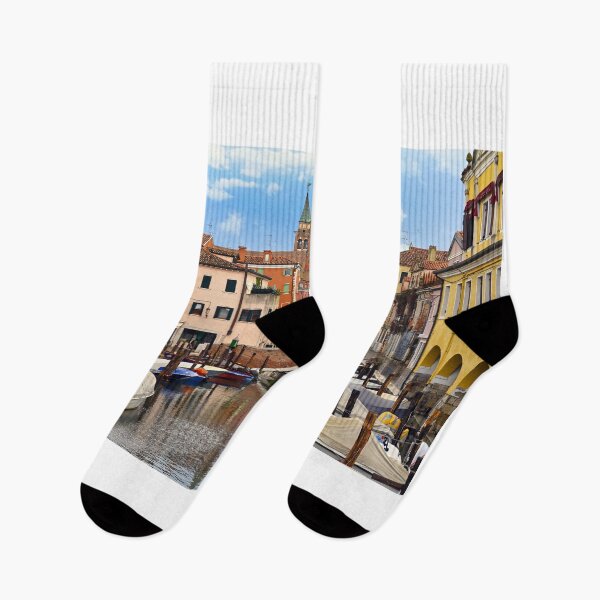 Item preview, Traditional stone bridge over Vena Canal in Chioggia, Italy designed and sold by goceris.