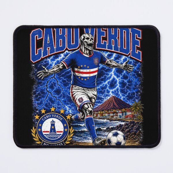 Item preview, Cabo Verde World Cup Futbol Soccer designed and sold by igotstupidjuice.