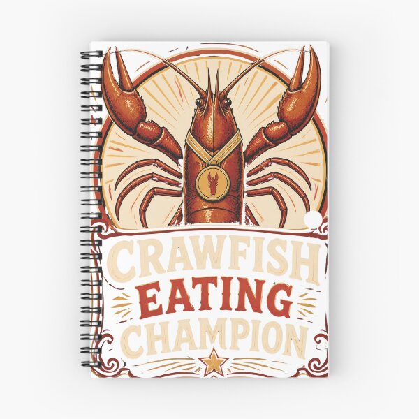 Item preview, Crawfish Eating Champion Vintage Louisiana Seafood Boil Design designed and sold by It's Heritage Hoss.