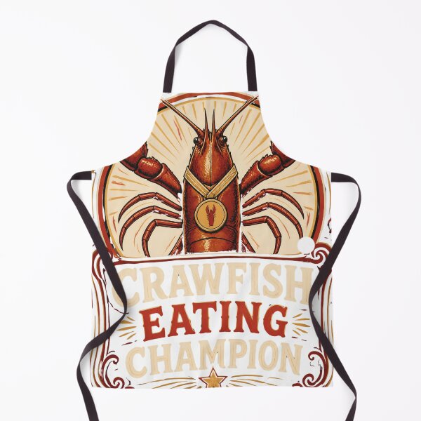 Item preview, Crawfish Eating Champion Vintage Louisiana Seafood Boil Design designed and sold by It's Heritage Hoss.