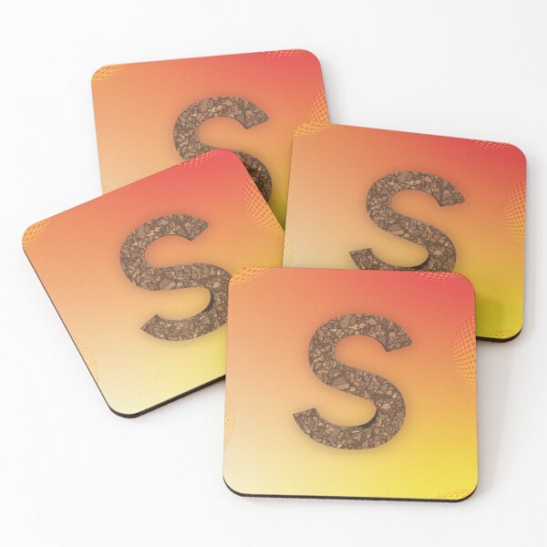 Item preview, Letter S Stone Texture Abstract Monogram Poster designed and sold by IlianaKoleva.
