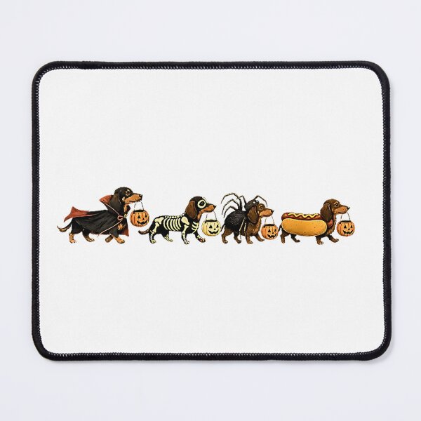 Item preview, Halloween Dachshund Costume Parade Cute Spooky Dog designed and sold by Rahamkshop.