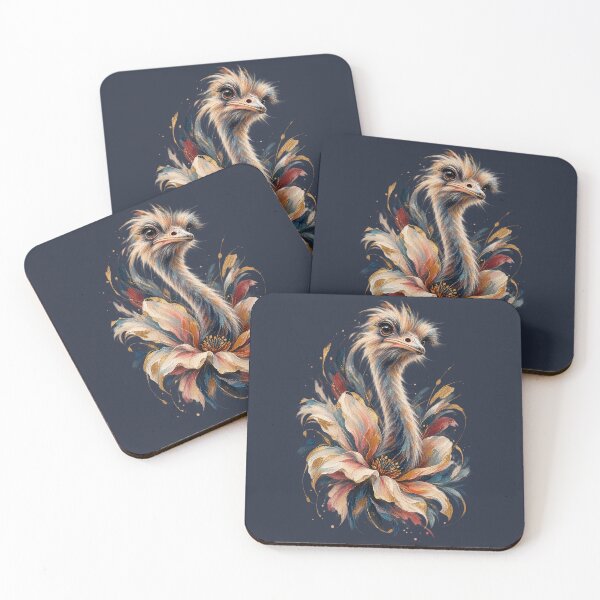 Item preview, Fanny Floral Ostrich designed and sold by PrintGo26.