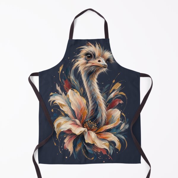 Item preview, Fanny Floral Ostrich designed and sold by PrintGo26.