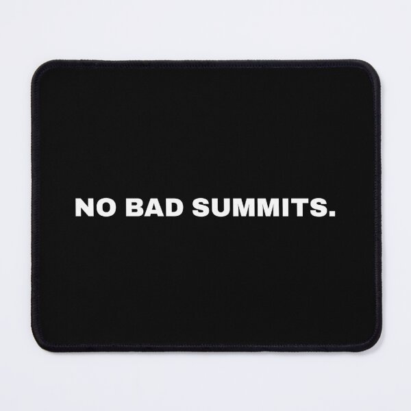 Item preview, No Bad Summits Mountain Ham Radio Outdoor Typography designed and sold by AnnSign.