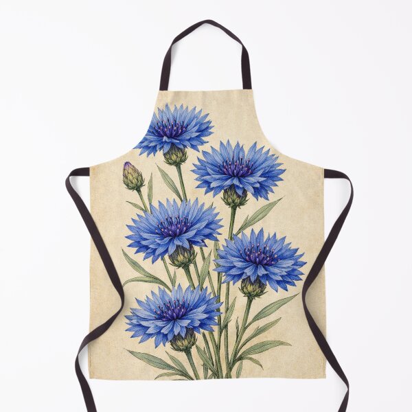 Item preview, Vintage Cornflower Botanical Illustration – Centaurea Cyanus Antique Floral Print designed and sold by Darlin8888.