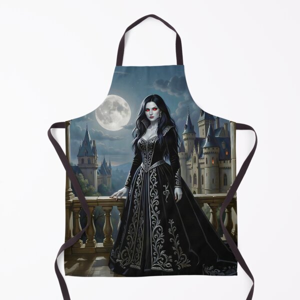 Item preview, Gothic Vampire Woman Under the Full Moon designed and sold by Marcu Ioachim.