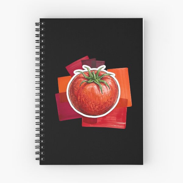 Item preview, Ripe Red Tomato Vinyl Sticker | Fresh Garden Vegetable Water Bottle Decal | Hand-Drawn Marker Food Art | Cute Kitchen & Laptop Decal designed and sold by SergioMiklos.
