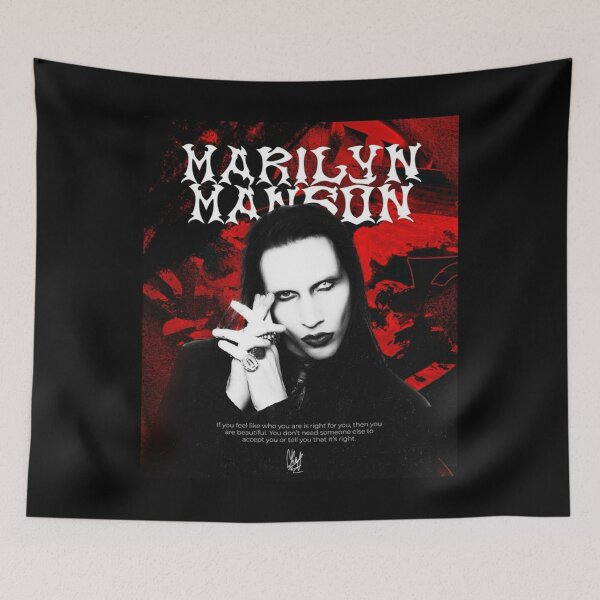 Item preview, Marilyn Manson Inspired Art designed and sold by SeagullArt.