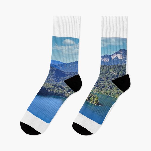 Item preview, Lake Bled with Church of the Assumption on the island in Slovenia designed and sold by goceris.