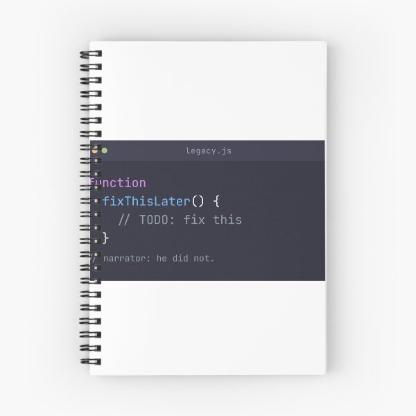 Item preview, TODO Fix This Later - Funny Programmer Coding Humor designed and sold by NorrStudio.