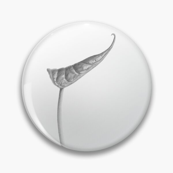 Item preview, Anthurium: Graphite Botanical Portrait designed and sold by AnnaProninaArt.