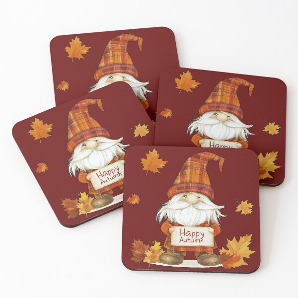Item preview, Cute Happy Autumn Gnome designed and sold by Lovemountain.