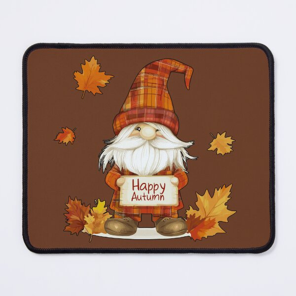 Item preview, Cute Happy Autumn Gnome designed and sold by Lovemountain.