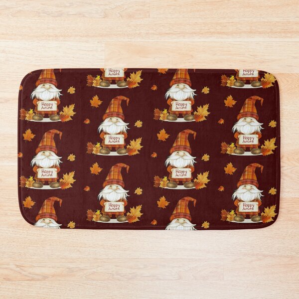 Item preview, Cute Happy Autumn Gnome designed and sold by Lovemountain.