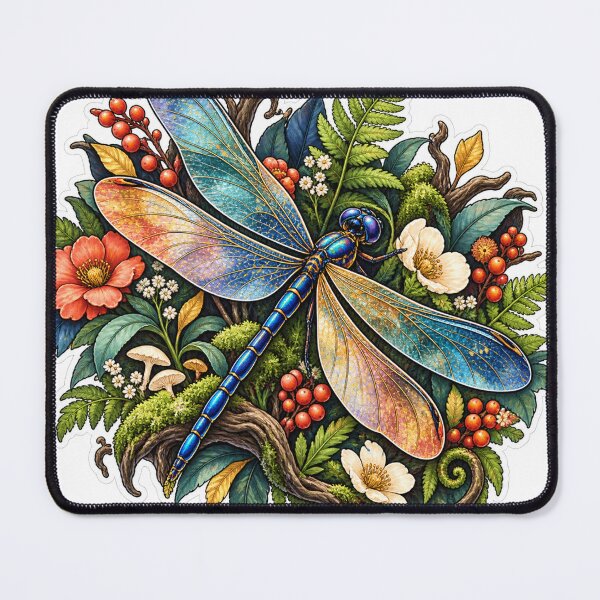 Item preview, Dragonfly Thicket Badge designed and sold by GraphycoPublish.