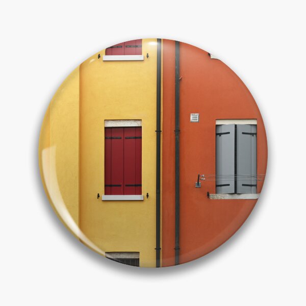 Item preview, Colorful house facades with traditional shutters in Chioggia, Italy designed and sold by goceris.