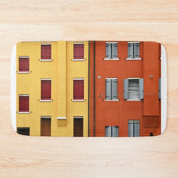 Item preview, Colorful house facades with traditional shutters in Chioggia, Italy designed and sold by goceris.