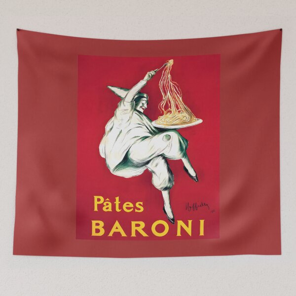 Item preview, Pates Baroni Vintage Pasta Poster designed and sold by Jon-Baran.
