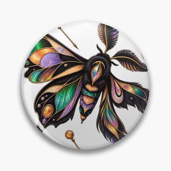 Item preview, Velvet Prism Moth Specimen designed and sold by GraphycoPublish.