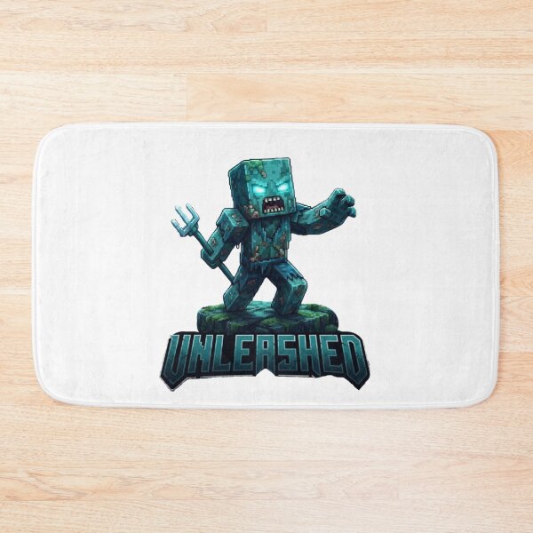 Item preview, Underwater Zombie Pixel Art Ocean Trident Warrior designed and sold by Pandora´s Box.