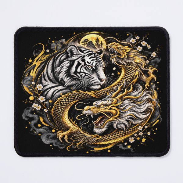 Item preview, Tiger and Dragon – Guardians of Yin and Yang designed and sold by TroviTutto.